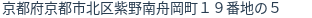住所(登記所在地)