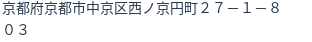 住所(登記所在地)
