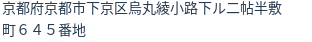 住所(登記所在地)