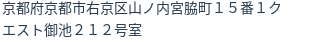 住所(登記所在地)