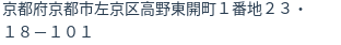 住所（登記所在地）