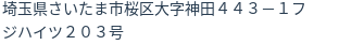 住所（登記所在地）