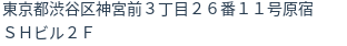 住所（登記所在地）