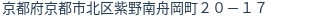 住所（登記所在地）