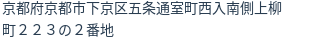 住所（登記所在地）