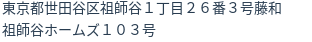 住所（登記所在地）