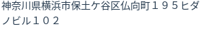 住所(登記所在地)