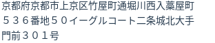 住所(登記所在地)