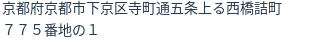 住所(登記所在地)