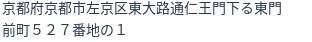 住所(登記所在地)