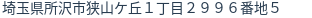 住所(登記所在地)