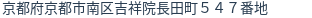 住所（登記所在地）