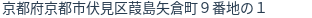 住所(登記所在地)