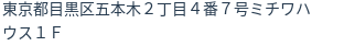 住所(登記所在地)