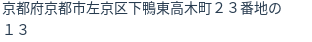 住所（登記所在地）