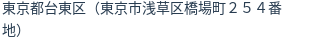 住所（登記所在地）