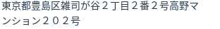住所（登記所在地）