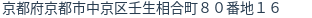 住所(登記所在地)