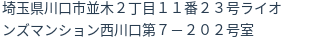 住所（登記所在地）