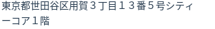 住所(登記所在地)