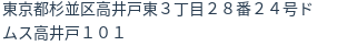 住所(登記所在地)