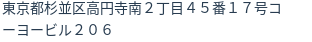 住所(登記所在地)