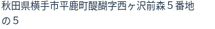 住所(登記所在地)