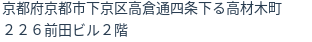 住所(登記所在地)