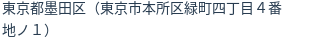 住所(登記所在地)