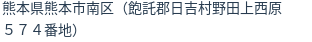 住所（登記所在地）