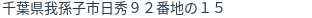 住所（登記所在地）