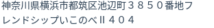 住所(登記所在地)