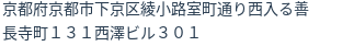 住所（登記所在地）