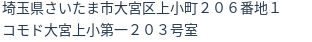 住所(登記所在地)