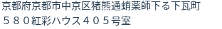 住所（登記所在地）