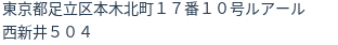 住所(登記所在地)