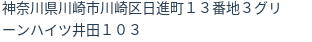 住所(登記所在地)