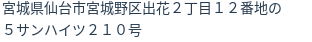 住所（登記所在地）