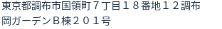 住所(登記所在地)