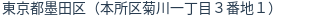 住所(登記所在地)