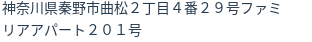 住所(登記所在地)