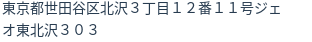 住所(登記所在地)
