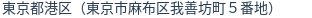 住所（登記所在地）