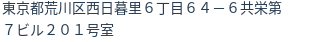 住所（登記所在地）