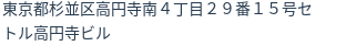 住所(登記所在地)