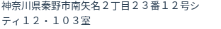 住所(登記所在地)