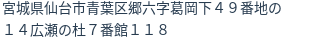 住所(登記所在地)