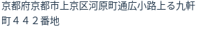 住所(登記所在地)