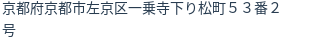 住所(登記所在地)