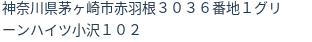 住所(登記所在地)